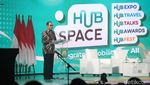Momen Menhub Budi Karya Buka Hub Space 2024