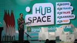 Momen Menhub Budi Karya Buka Hub Space 2024