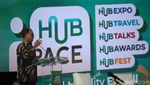 Momen Menhub Budi Karya Buka Hub Space 2024