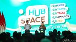 Momen Wapres Maruf Amin Buka Hub Space 2024