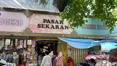 Bawa Duit Rp 3.000 ke Pasar Sekaran Lamongan Bisa Jajan Wingko dan Es Dawet