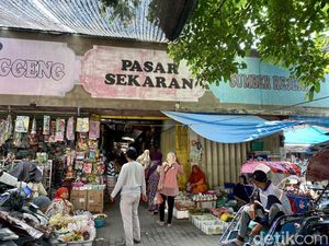 Bawa Duit Rp 3.000 ke Pasar Sekaran Lamongan Bisa Jajan Wingko dan Es Dawet