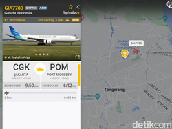 Pantau Paus Fransiskus Terbang ke Papua Nugini Pakai Flightradar24