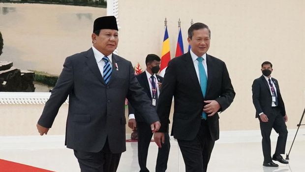 Prabowo bertemu Perdana Menteri Kamboja Samdech Moha Borvor Thipadei Hun Manet