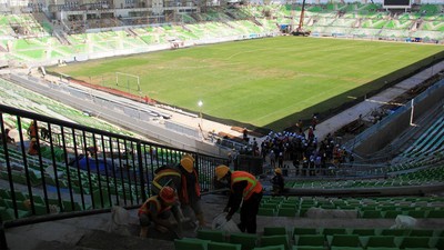 Melihat Progres Pembangunan Stadion Utama Sumatera Utara