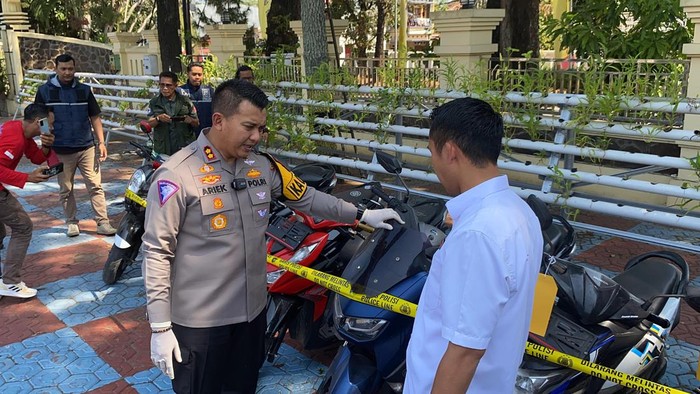 Satreskrim Polres Subang, Jawa Barat berhasil mengamankan pelaku pencurian kendaraan sepeda motor