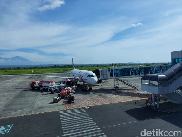 Suasana di area Bandara Internasional Lombok, Praya, Lombok Tengah, beberapa waktu lalu. (Foto: Nathea Citra/detikBali)
