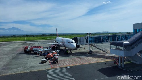 Suasana di area Bandara Internasional Lombok, Praya, Lombok Tengah, beberapa waktu lalu. (Foto: Nathea Citra/detikBali)