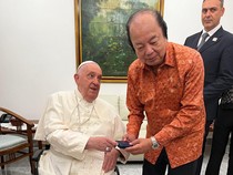 Momen Paus Bertemu Orang Terkaya RI Sebelum ke Papua Nugini