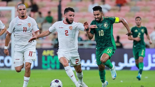 Timnas Indonesia menahan imbang Arab Saudi 1-1 di Stadion King Abdullah Sports City. Ini hasil imbang pertama timnas kontra Arab di laga kompetitif dalam 40 tahun.