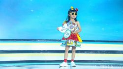 Aksi Gemas Anak-anak Bergaya Pilot-Masinis di Hub Space 2024