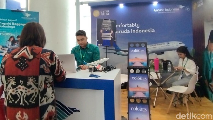 Booth Garuda di Hub Space