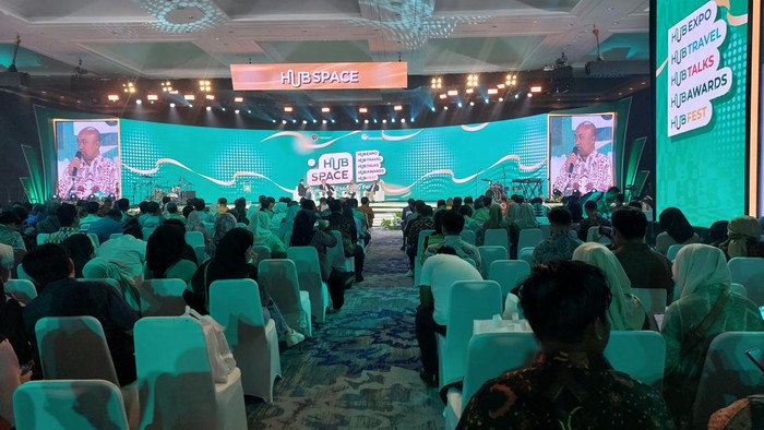 Direktur Teknik Batik Air Indonesia, Setyo Jarnoko dalam diskusi di Hub Space.