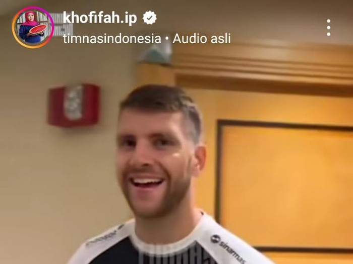 Kiriman video Khofifah di Akun Instagramnya berkelakar soal logat Kediri Maarten Paes.