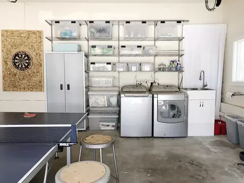 Laundry room.