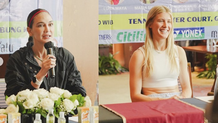 Luna Maya Merasa Terhormat Bisa Tanding Tenis Lawan Eugenie Bouchard Petenis tercantik di dunia Eugenie Bouchard akan tanding melawan artis Luna Maya. Rencananya acara sportainment itu digelar di Lapangan Tennis Outdoor GBK, Senayan, Jakarta, pada 8 September 2024.