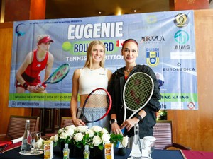 Luna Maya Gugup Lawan Eugenie Bouchard: Pelan-pelan Ya