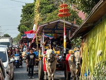 41 Peserta dari 9 Kecamatan Meriahkan Parade Cikar di Kediri