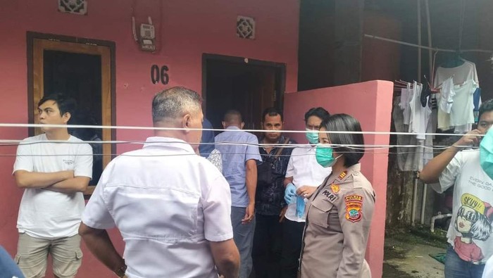 Polisi olah TKP kasus siswi SMK di Kota Bitung. Dokumen Istimewa