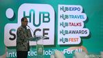 Potret Menhub Buka Hub Space Hari ke-2, Bicara Industri Penerbangan
