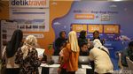 Potret Pengunjung Hub Space War Tiket Pesawat Gratis