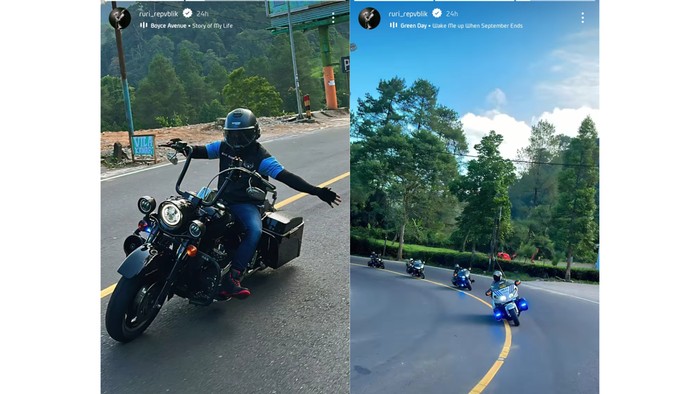 Tangkapan layar Insta Stories Ruri Repvblik.