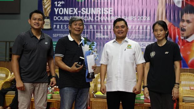 Selesai sudah turnamen Yonex-Sunrise Doubles Special Championships 2024 Presented by Candra Wijaya, Sabtu (7/9/2024).