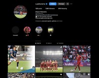 Akun Instagram pemain Timnas Indonesia