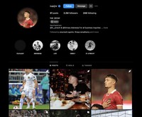 Akun Instagram pemain Timnas Indonesia