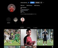 Akun Instagram pemain Timnas Indonesia