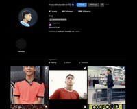 Akun Instagram pemain Timnas Indonesia