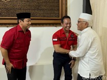 Sowan Gus Mus di Leteh, Andika Perkasa-Hendi Minta Maaf Pakai Merah-merah