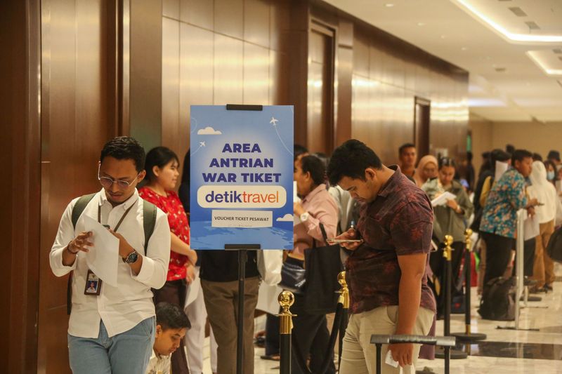 Antrean war tiket di Hub Space 2024