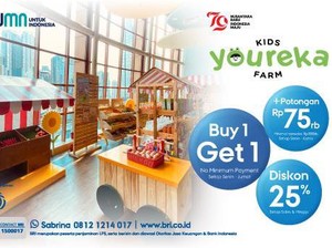 Ajak Si Kecil Main ke Youreka Kids Farm Yuk! Ada Banyak Diskon dari BRI