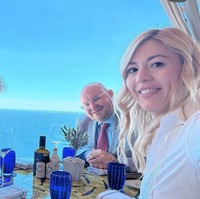 Ketika ditanya apakah hubungan mereka melihatkan perasaan, Boccia tidak menjawabnya secara gamblang. Ia menyerahkannya kepada Sangiuliano untuk menjelaskan lebih lanjut.  Foto: dok. Instagram