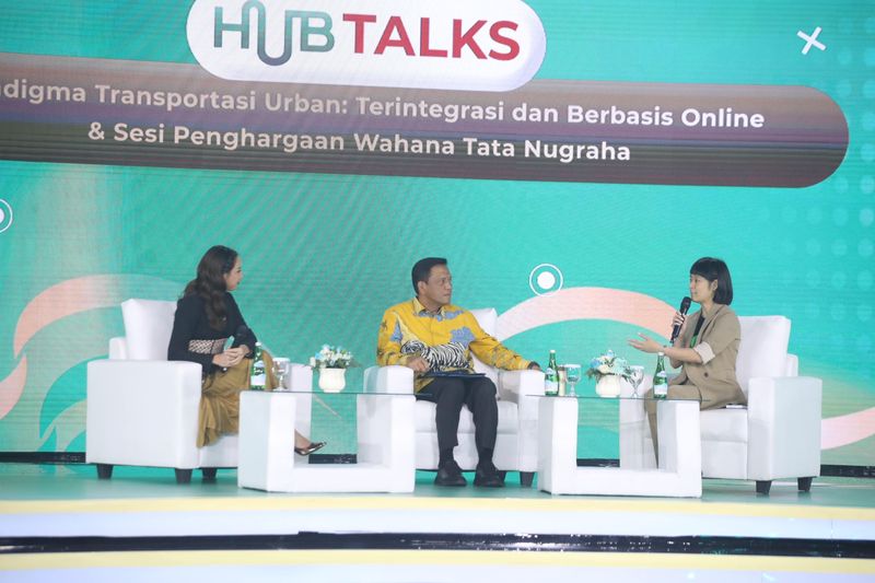 Hub Space 2024 menghadirkan sesi diskusi Hub Talks yang membahas terkait sektor perhubungan.