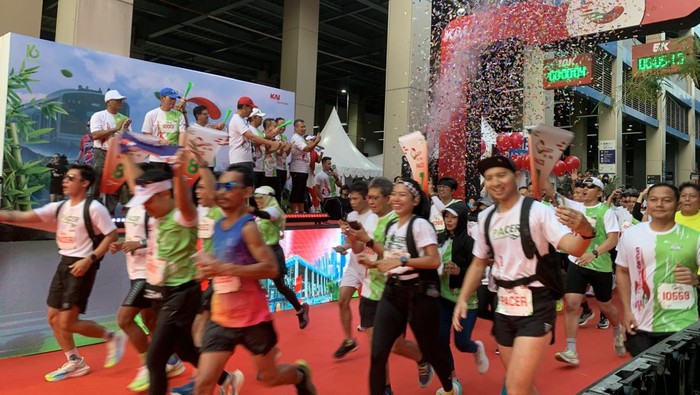 KAI gelar Commuter Run 2024 (Taufiq/detikcom)
