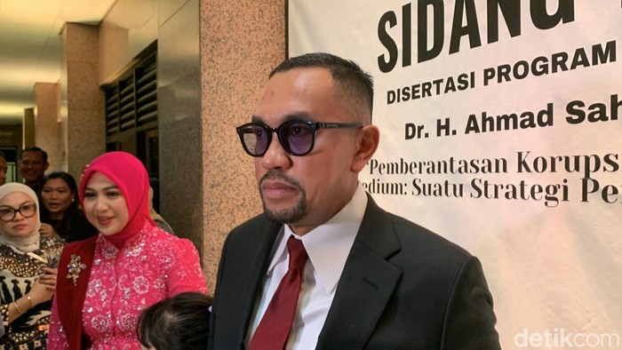 Ketua Timses RK-Suswono, Ahmad Sahroni (Taufiq S/detikcom)