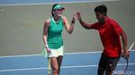 Semangatnya Luna Maya-Maria Selena Adu Tenis Bareng Eugenie Bouchard