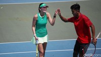 Jelang pertandingan fun match melawan petenis asal Kanada Eugenie Bouchard, aktris Luna Maya mengakui gugup.