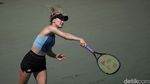 Semangatnya Luna Maya-Maria Selena Adu Tenis Bareng Eugenie Bouchard