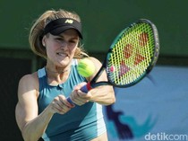 Melihat Aksi Petenis Dunia Eugenie Bouchard Main di GBK