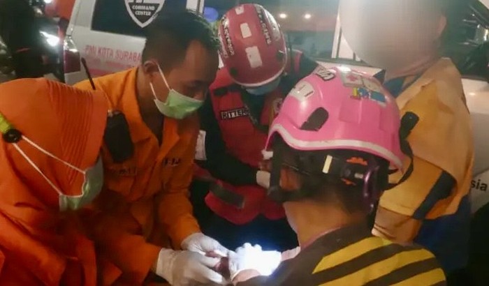 Pria di Surabaya jadi korban pembacokan