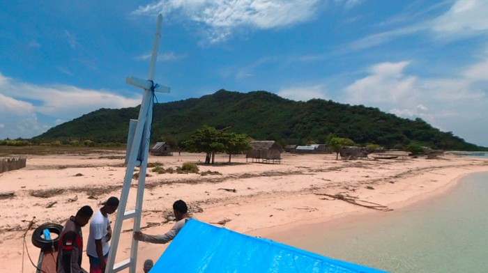 Pulau Babi di Sikka, NTT. (Tangkapan layar Google Maps)