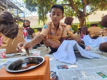 Latih Kesabaran dan Konsentrasi Siswa Lewat Membatik