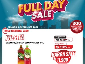 Transmart Full Day Sale Bikin Segar, Aneka Minuman Teh Diskon Gede-gedean!