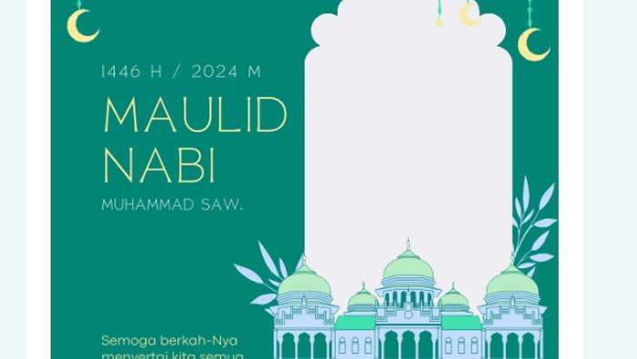Twibbon Maulid Nabi Muhammad 2024