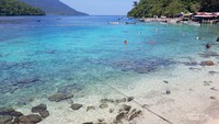 Lokasi snorkling di pulau Rubiah