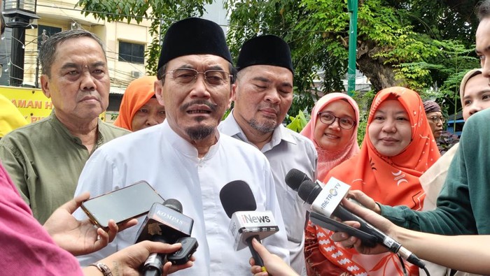 Suswono di kawasan Keagungan, Taman Sari, Jakarta Barat, Senin (9/9/2024).