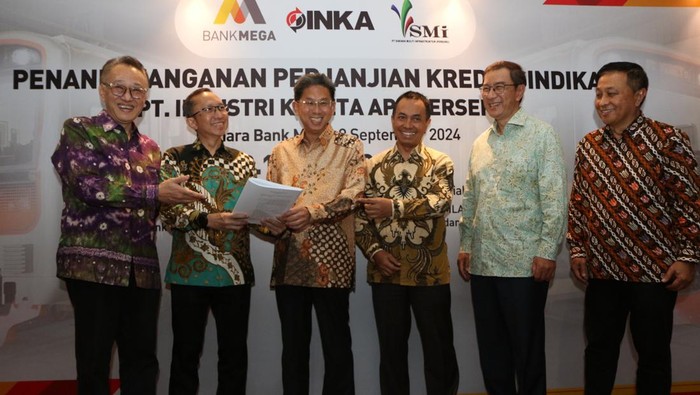 Bank Mega-SMI Salurkan Kredit Sindikasi PT INKA Senilai Rp 2,1 T